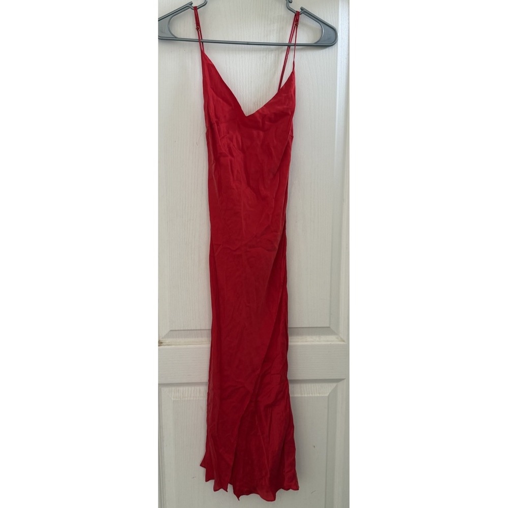 Winona Australia Women's Breeze Wrap‎ Slip Dress Red Cocktail Prom Formal XS